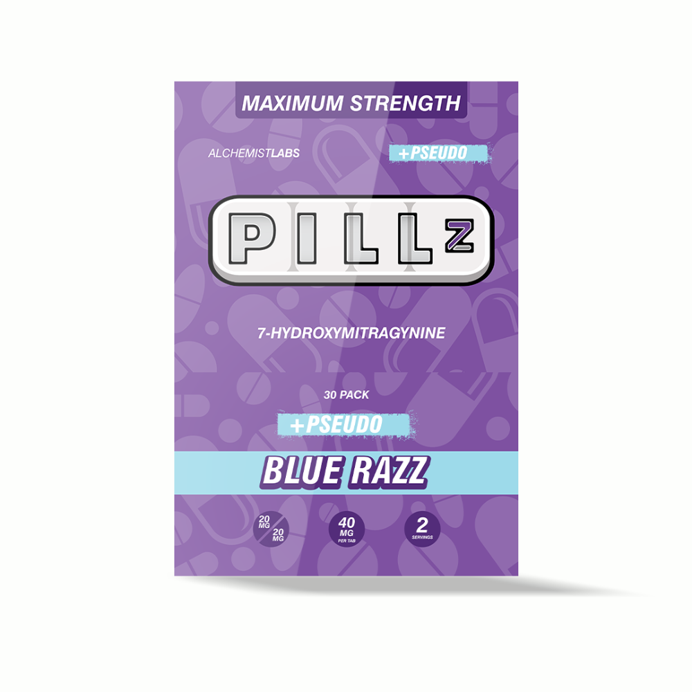 Pillz (DISPLY 30pc)(Kratom)(Tablets)(40mg 1ct Pouch)