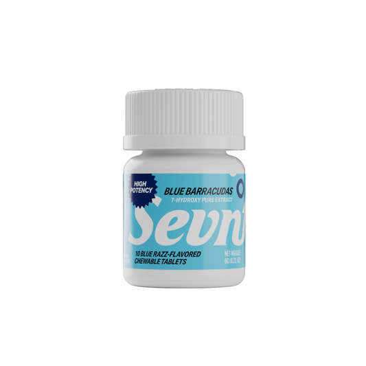 Sevn (Kratom)(350mg 10ct Tablet) 7-Hydroxy - Blue Barracudas