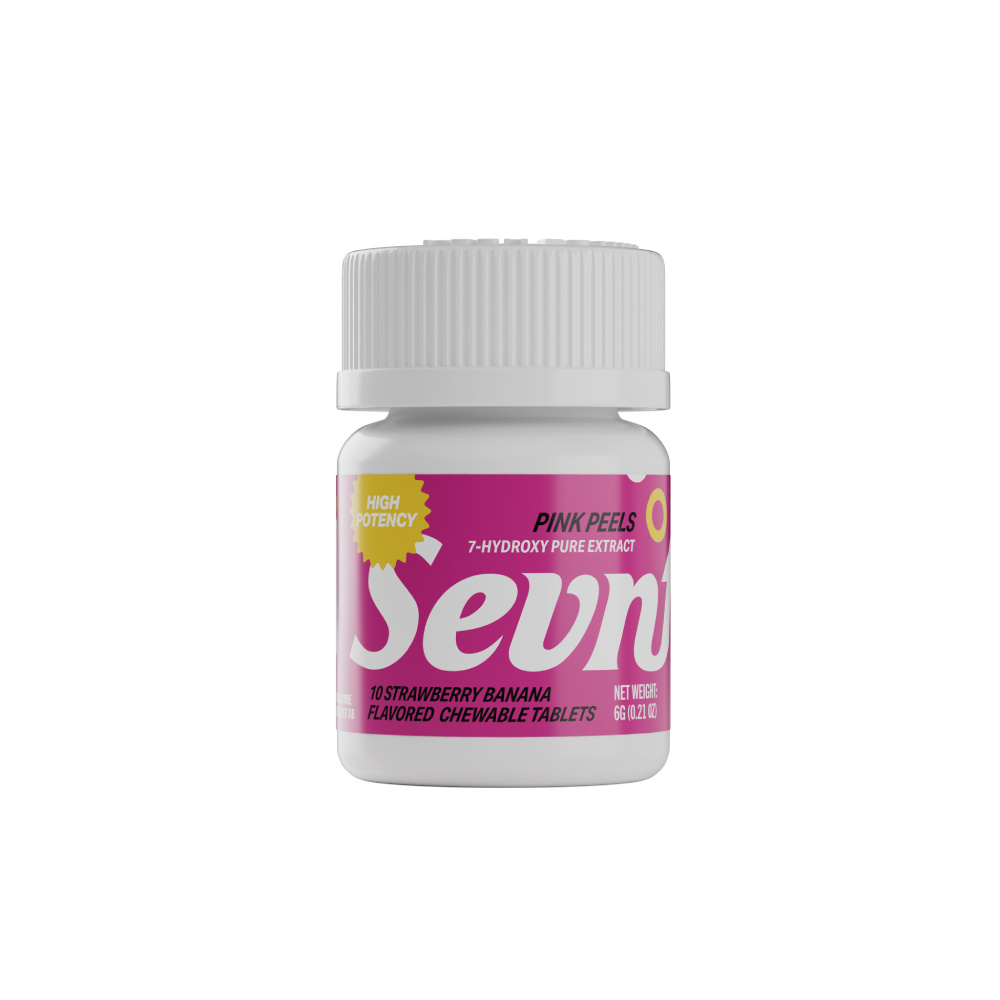 Sevn (Kratom)(350mg 10ct Tablet) 7-Hydroxy - Pink Peels