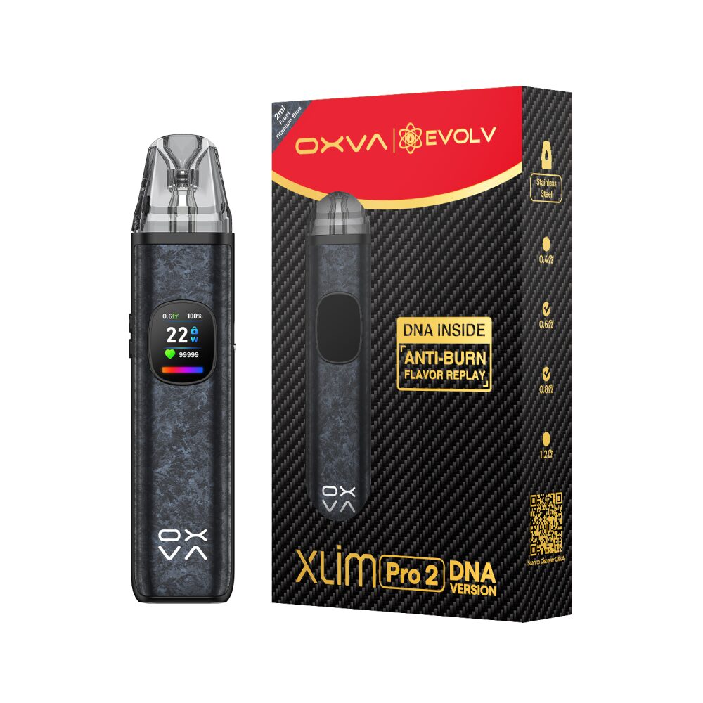 OXVA Xlim Pro 2 Kit – Pod System - DNA Version: Frost Titanium Blue