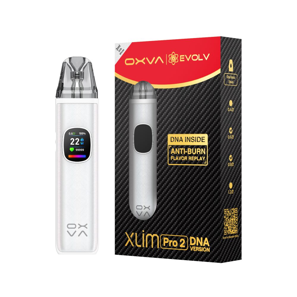 OXVA Xlim Pro 2 Kit – Pod System - DNA Version: Silk White