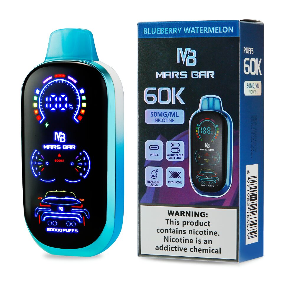 Mars Bar (Dispo)(60000Puff)(25ml) - Blueberry Watermelon