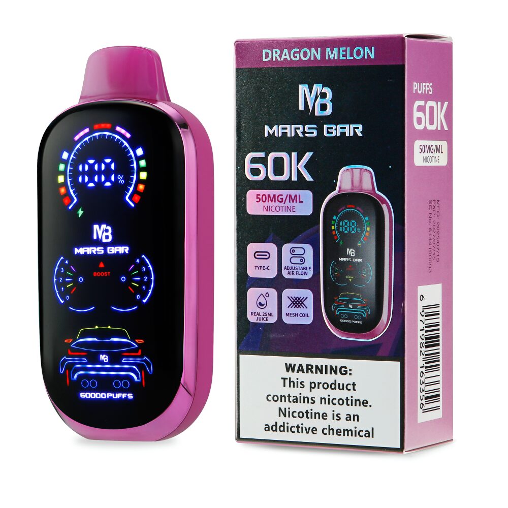 Mars Bar (Dispo)(60000Puff)(25ml) - Dragon Melon