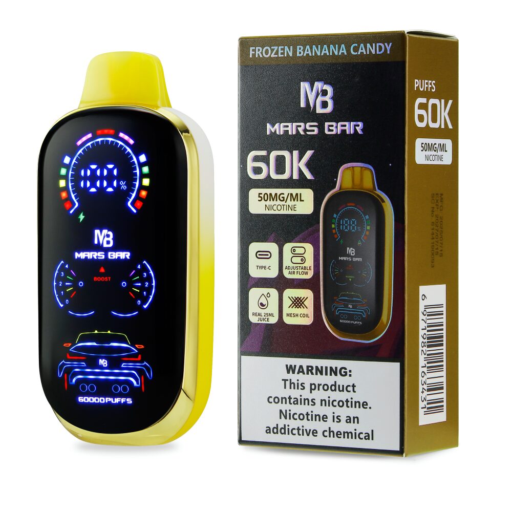 Mars Bar (Dispo)(60000Puff)(25ml) - Frozen Banana Candy