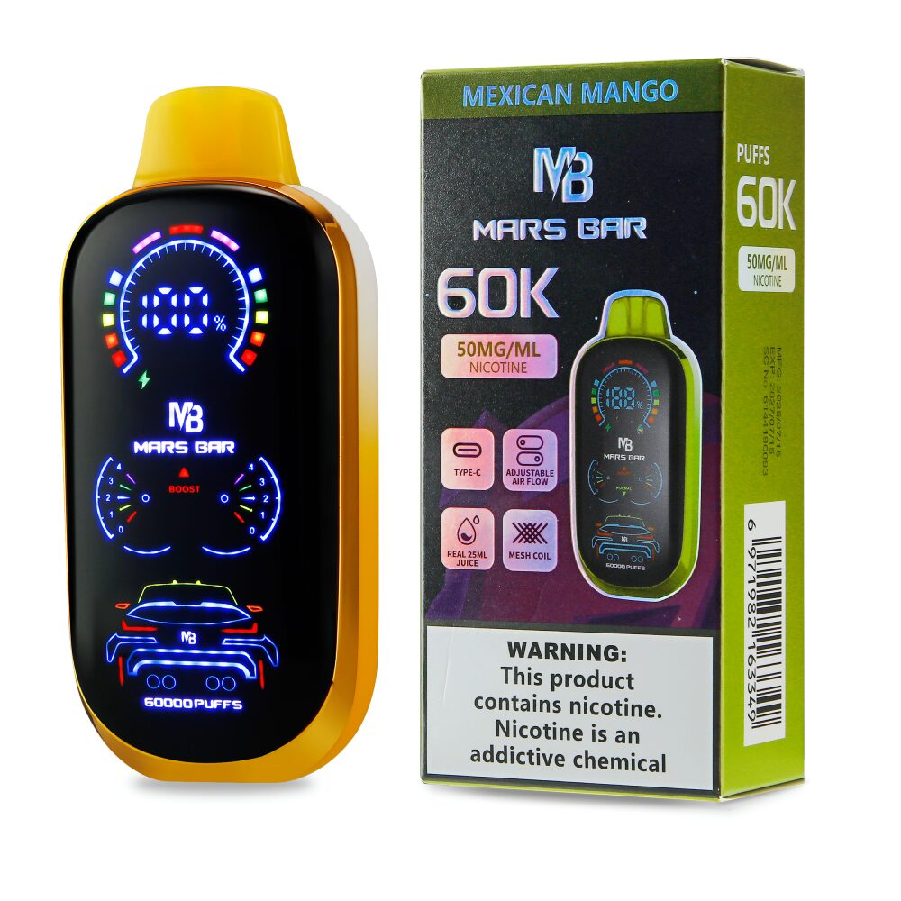 Mars Bar (Dispo)(60000Puff)(25ml) - Mexican Mango