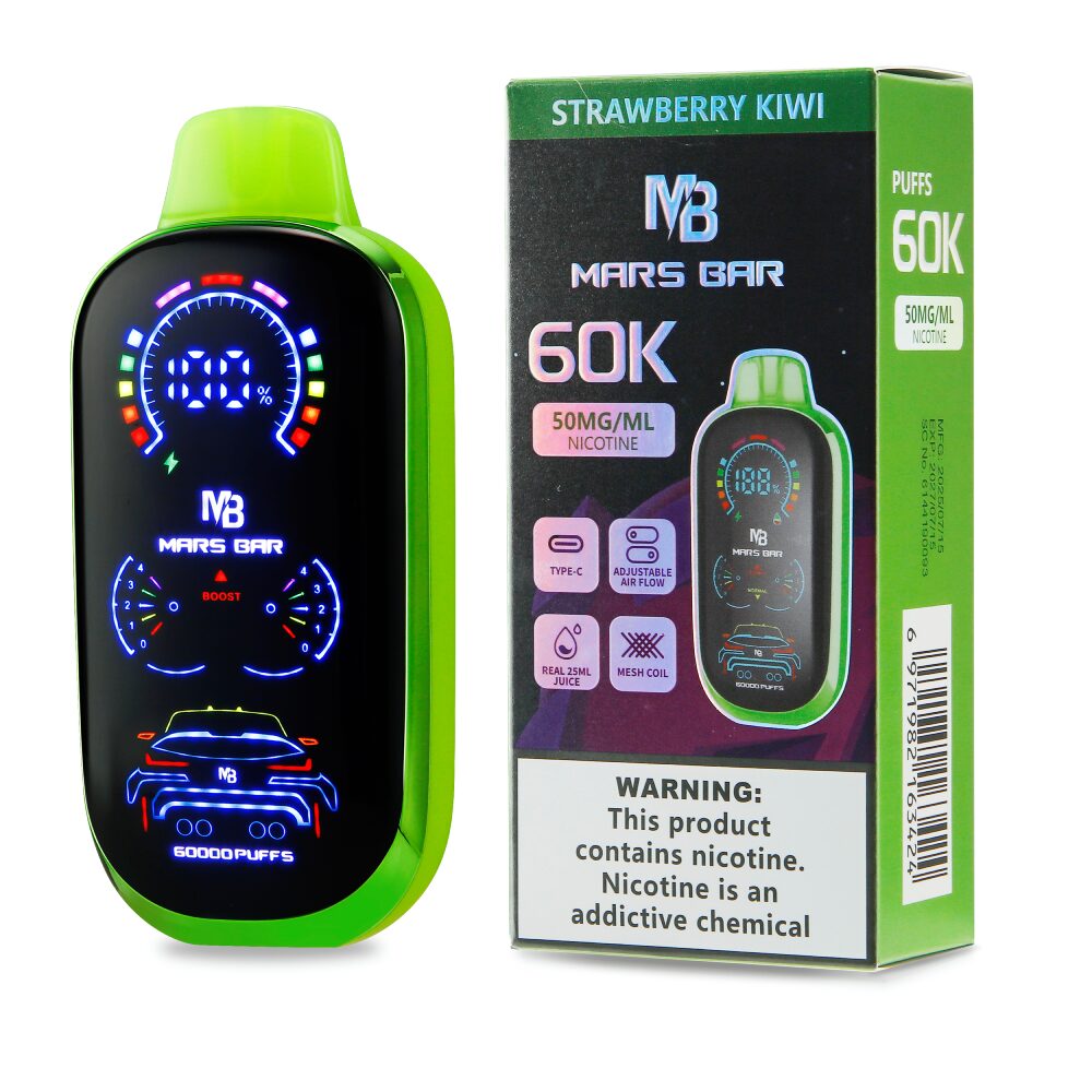 Mars Bar (Dispo)(60000Puff)(25ml) - Strawberry Kiwi