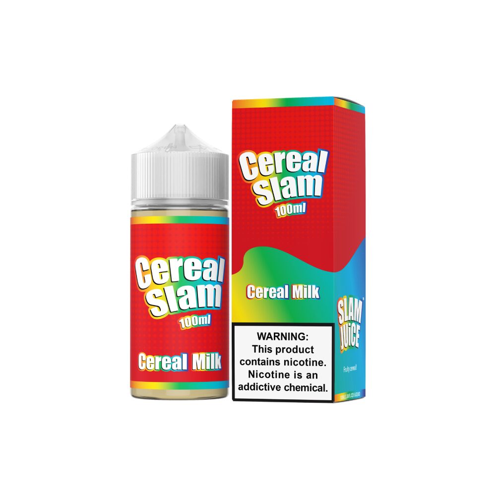 Slam Juice Series E-Liquid 100mL  Freebase- Cereal Slam
