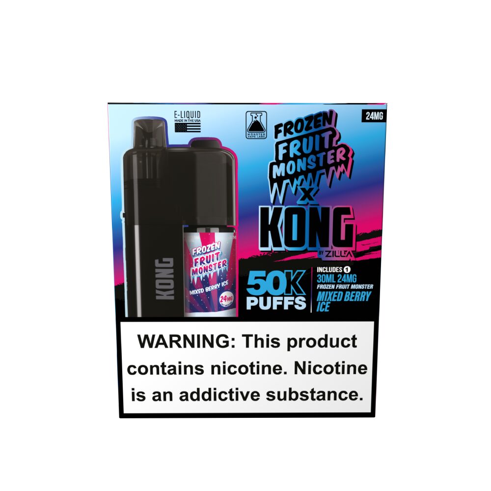 Kong by Zilla x Jam Monster (Dispo) (50000Puff)(30mL) - Mixed Berry Ice