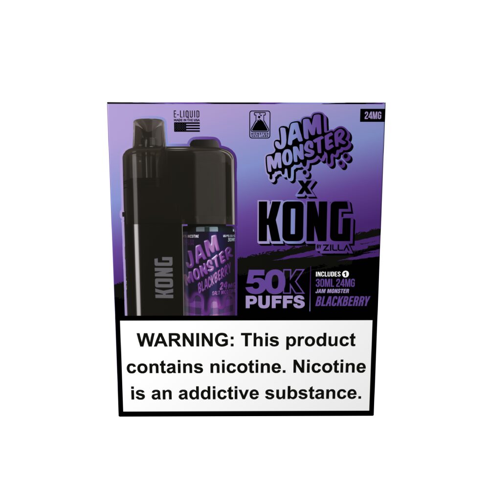 Kong by Zilla x Jam Monster (Dispo) (50000Puff)(30mL) - Blackberry