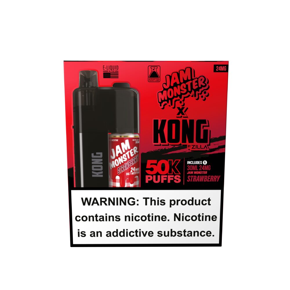 Kong by Zilla x Jam Monster (Dispo) (50000Puff)(30mL) - Strawberry