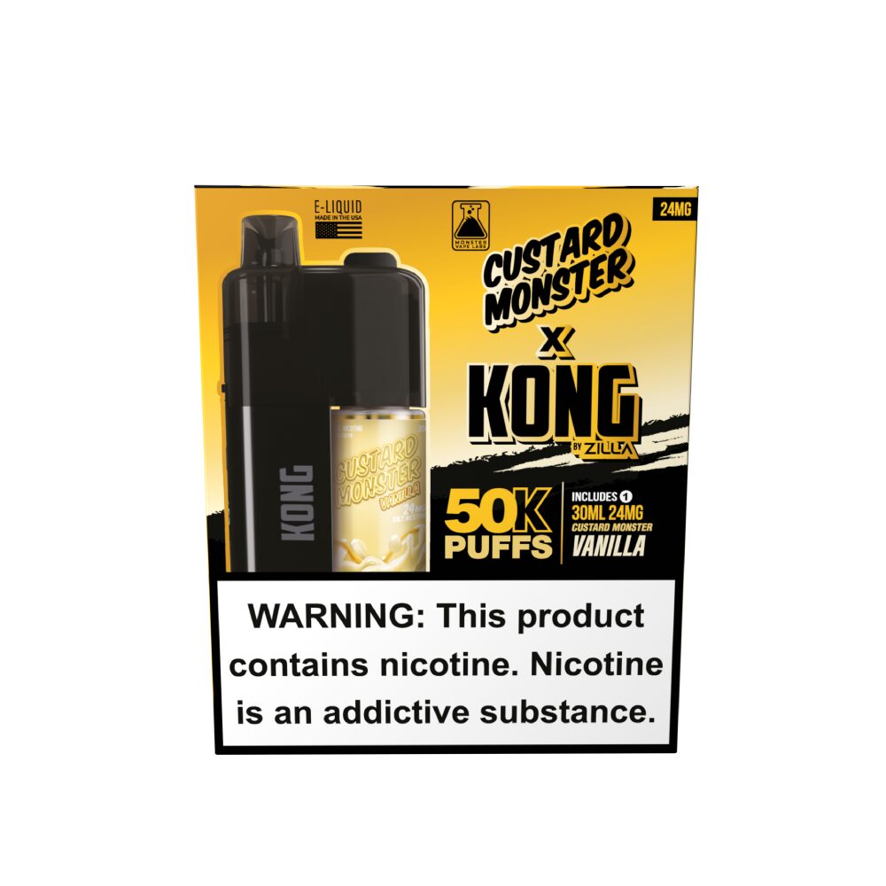 Kong by Zilla x Jam Monster (Dispo) (50000Puff)(30mL) - Vanilla