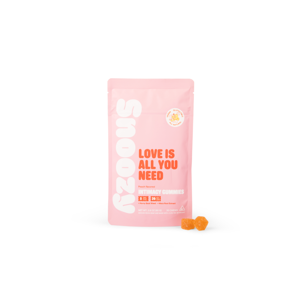 Snoozy (Delta)(Gummies)(20ct Pouch) D9 -  Peach (Love is All You Need)