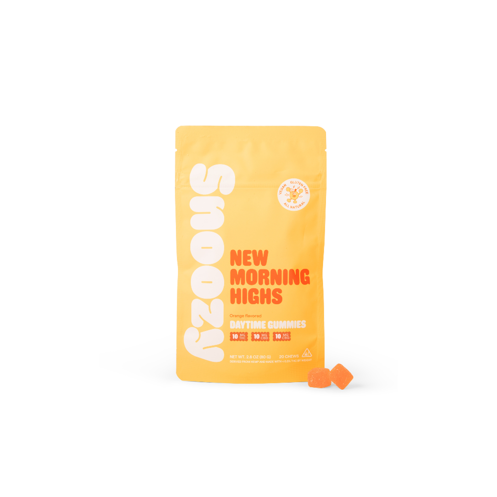 Snoozy (Delta)(Gummies)(20ct Pouch) D9 -  Orange (New Morning Highs)