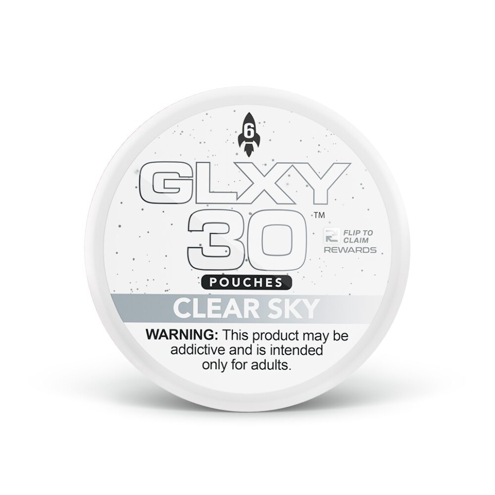 GLXY (Galaxy) – DSPLY 5pc- Nic Pouch- 30ct Can- SAS - Clear Sky