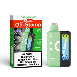 Off-Stamp X-Cube 25000 Kit-Florida Twist (Florida Sherbet) with packaging