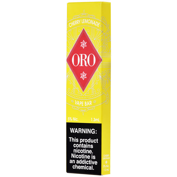 Oro Disposable 300 Puff 1.3mL 50mg | MOQ 10pc | Cherry Lemonade with Packaging
