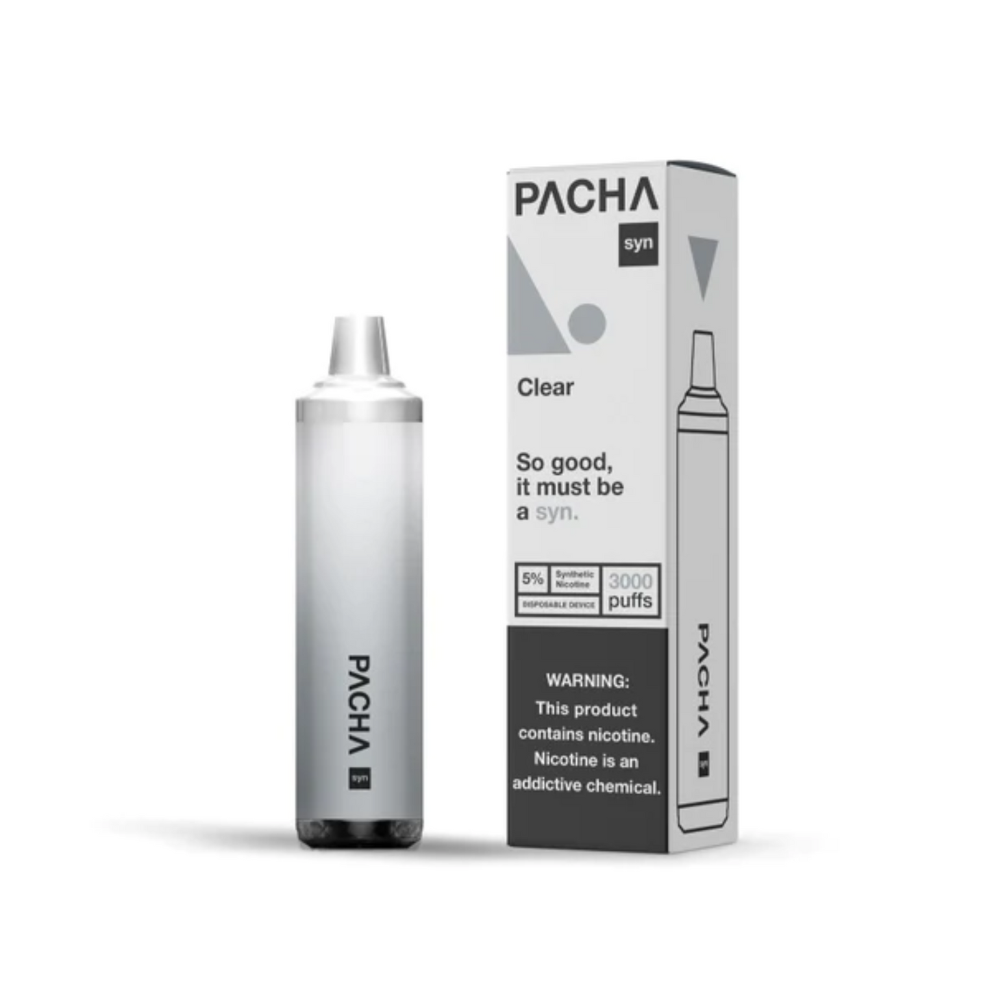 Pachamama TFN Disposable 3000 Puffs 8mL 50mg | MOQ 10 | Clear with Packaging