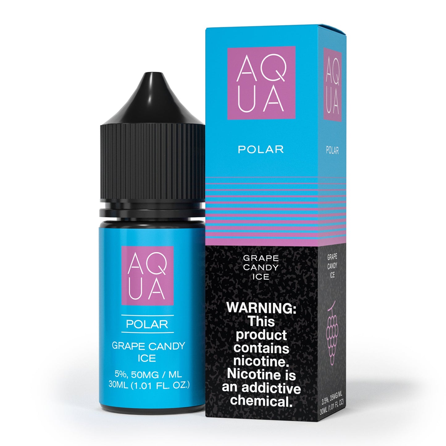 Aqua (LIQ Salt) | 30mL | 50mg | Polar with packaging