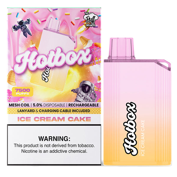 Puff HotBox Disposable | 7500 puffs | 16mL | MOQ 10pc | Ice Cream Cake with Packaging