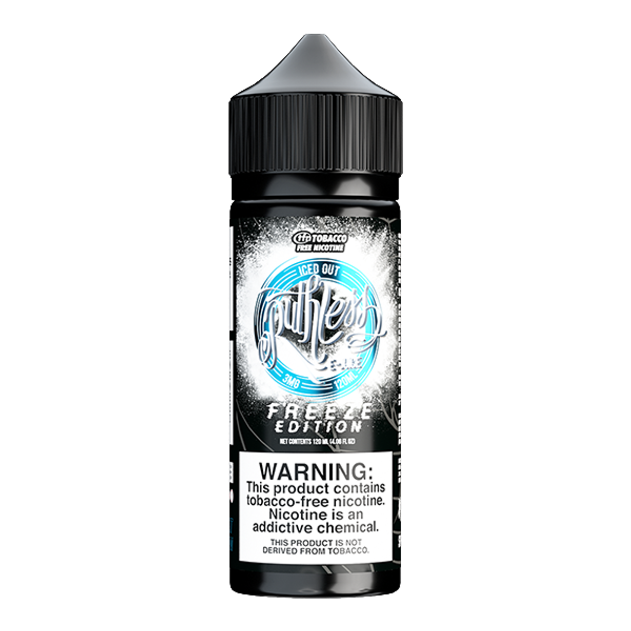 Ruthless Series E-Liquid | 120mL | 3mg | Freebase | Iced Out Freeze Edition