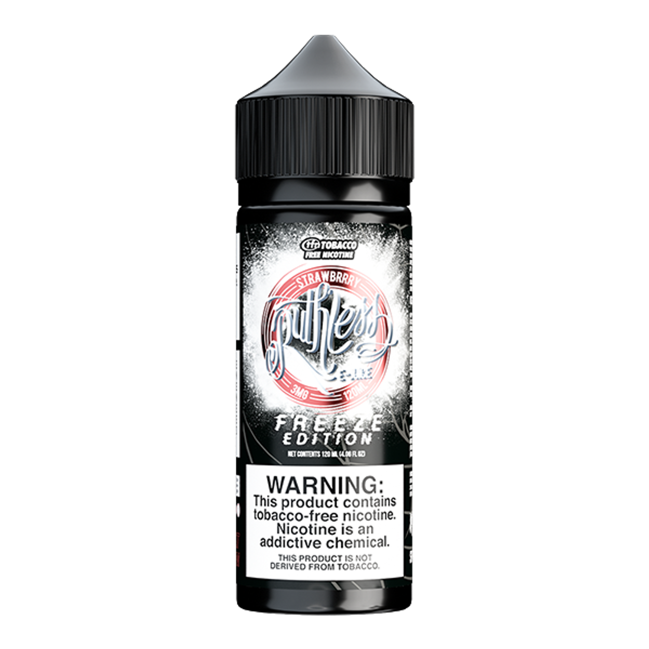 Ruthless Series E-Liquid | 120mL | 3mg | Freebase | Strawbrrry (Freeze Edition)