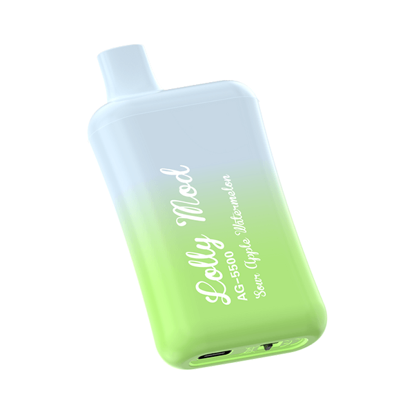Lolly Mod Disposable 5500 Puffs 14mL 50mg | MOQ 10 | Sour Apple Watermelon