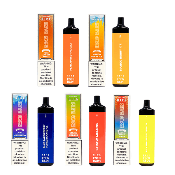 Esco Bars Savage Disposable 5000 puffs 12mL 50mg | MOQ 10 | Group Photo with Packaging