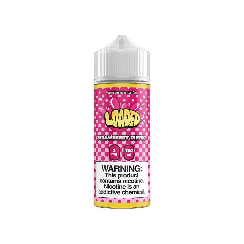 LOADED Series E-Liquid | 120mL | 3mg | Freebase | Strawberry Dipped