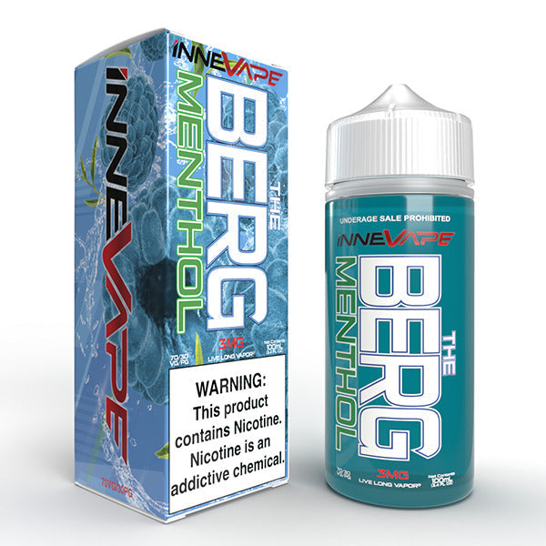 Innevape TFN Series E-Liquid | 100mL | 3mg | (Freebase) | The Berg Menthol with packaging