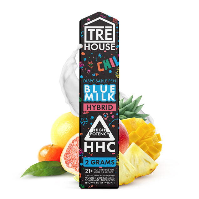 Tre House HHC Disposable (2g) | Blue Milk HHC with Packaging