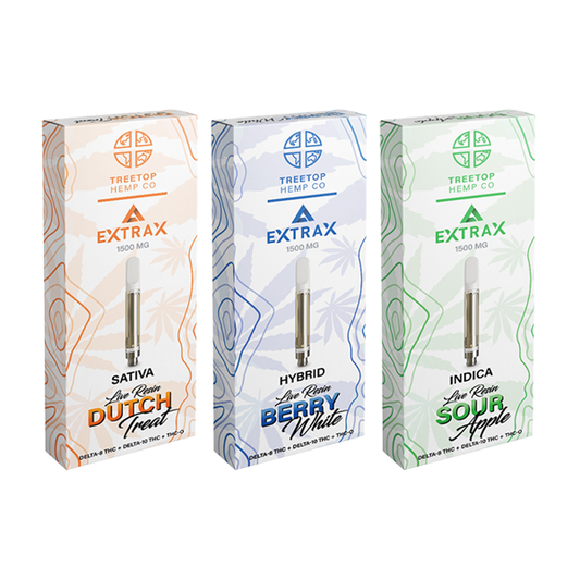 Treetop Hemp Co Extrax Live Resin Cartridge (1.5-Gram) - Group Image