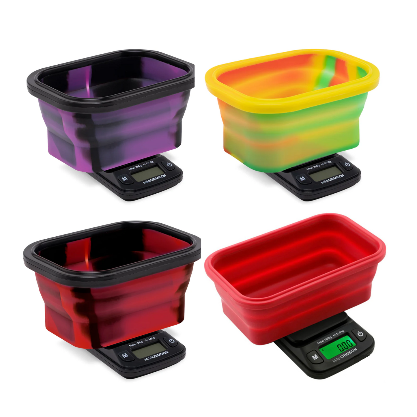 Truweigh Mini Crimson Scale Collapsible Bowl