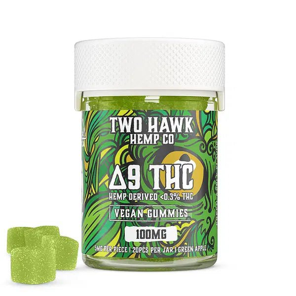 Two Hawk Hemp – D9 Gummies | 100mg