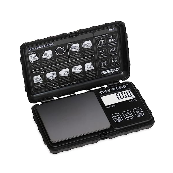 Truweigh Tuff-Weigh Scale – 200G x 0.01g black/black