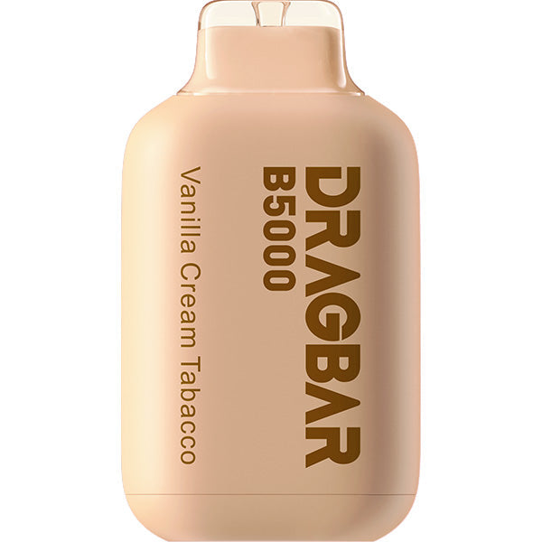 DRAGBAR B5000 Disposable | 5000 Puffs | 13mL | 50mg | MOQ 5 | Vanilla Cream Tobacco