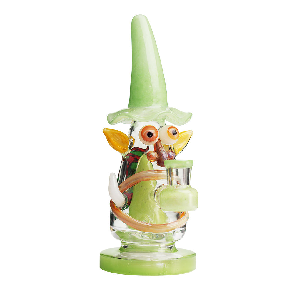 Lookah 9″ Mini Wizard Glass Dab Rig (WPC1204) - Green