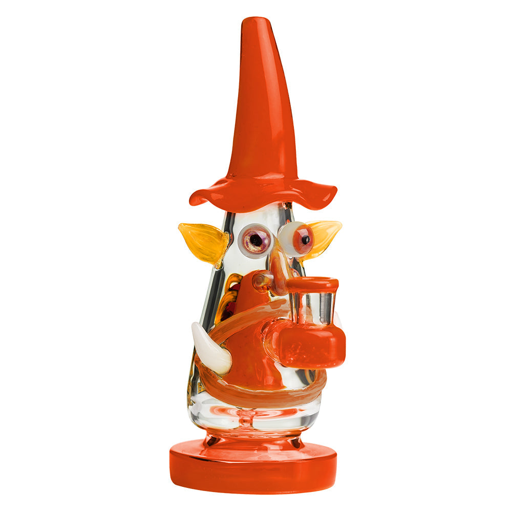 Lookah 9″ Mini Wizard Glass Dab Rig (WPC1204) - Orange
