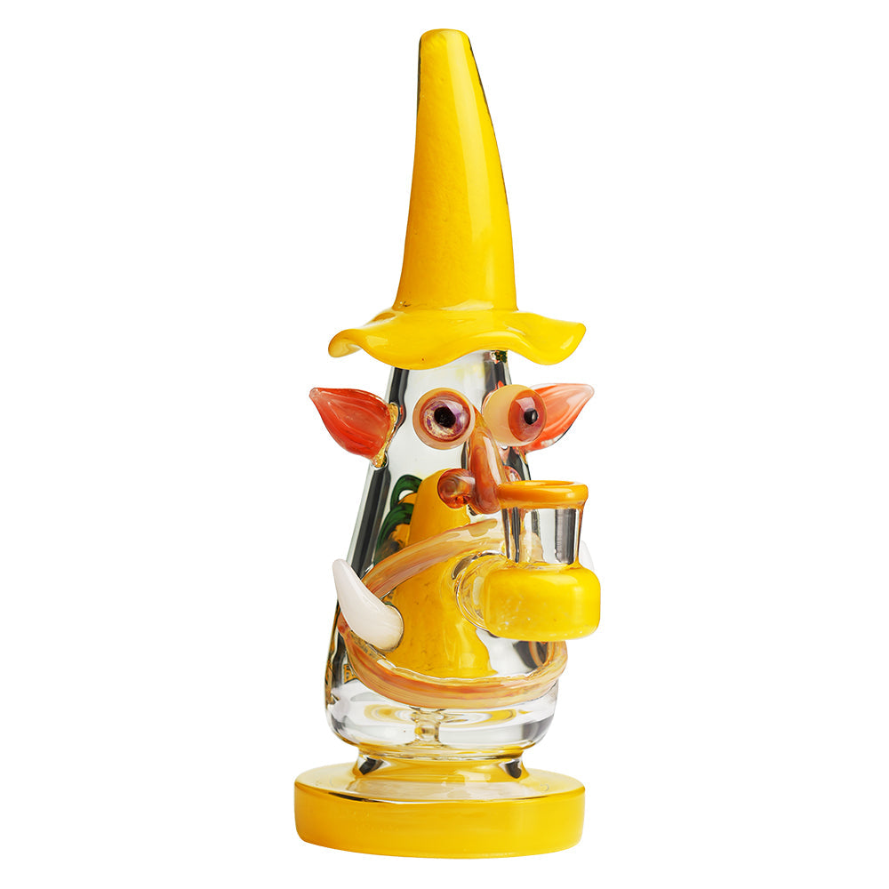 Lookah 9″ Mini Wizard Glass Dab Rig (WPC1204) - Yellow