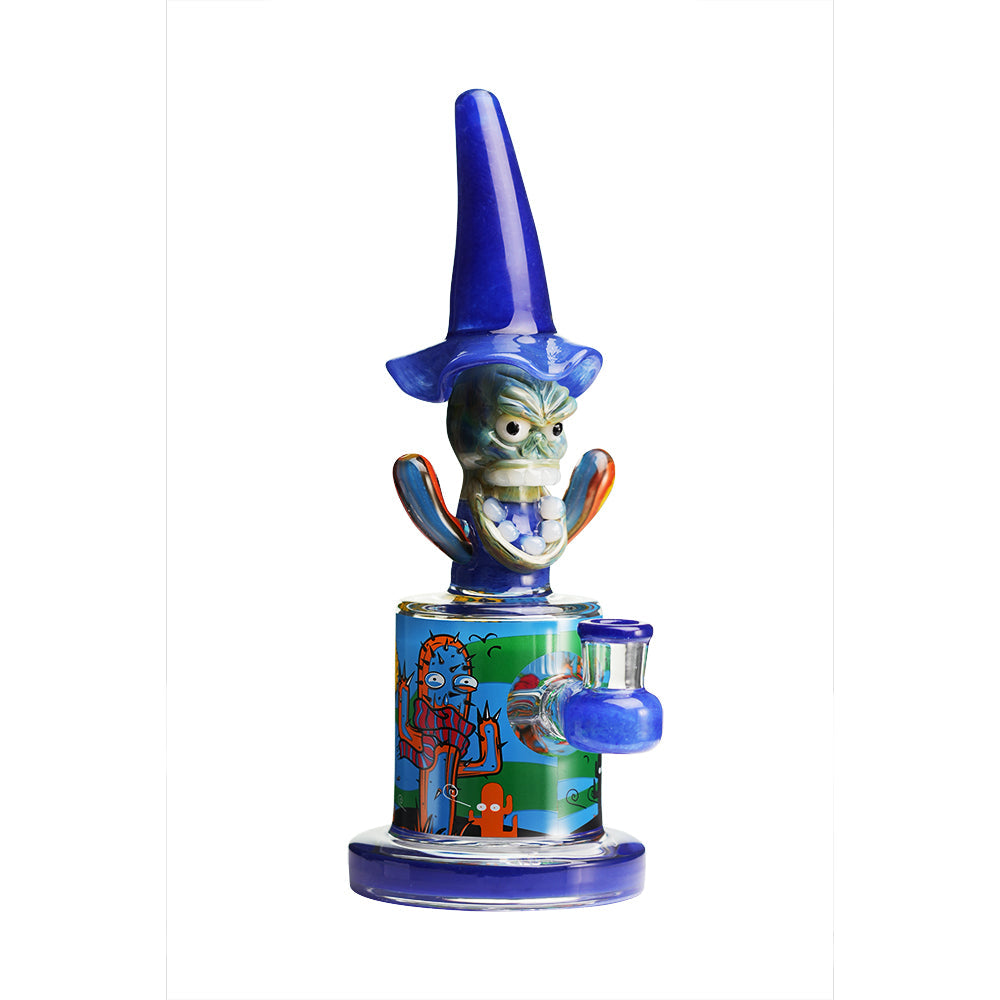 Lookah 10″ Cool Hooded Cactus Water Pipe (WPC1211) - Dark Blue