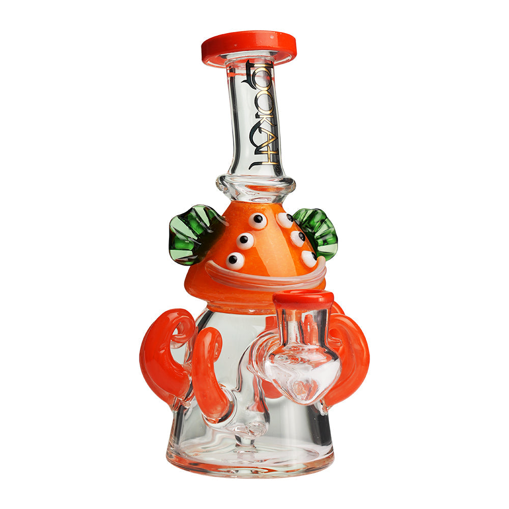 Lookah 10” Mini Cute Six Eyes Clown Octopus Dab Rig (WPC1213) - Orange