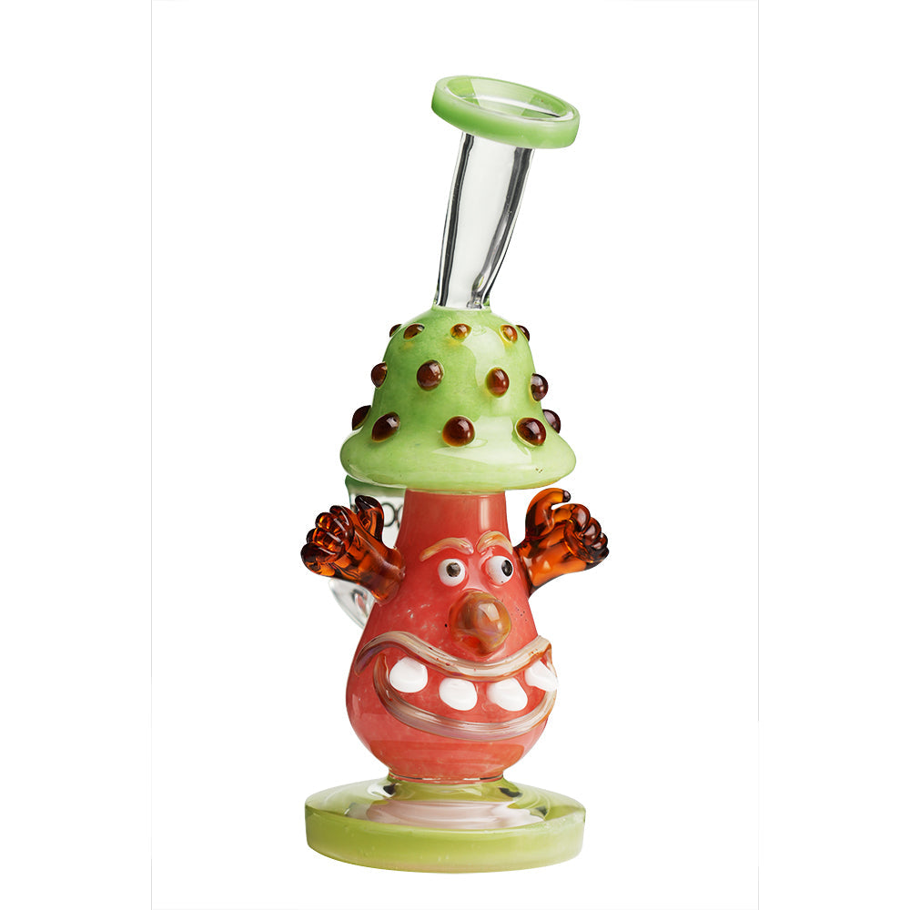 Lookah 11” Cute Clown Mushroom Dab Rig (WPC1218) - Green