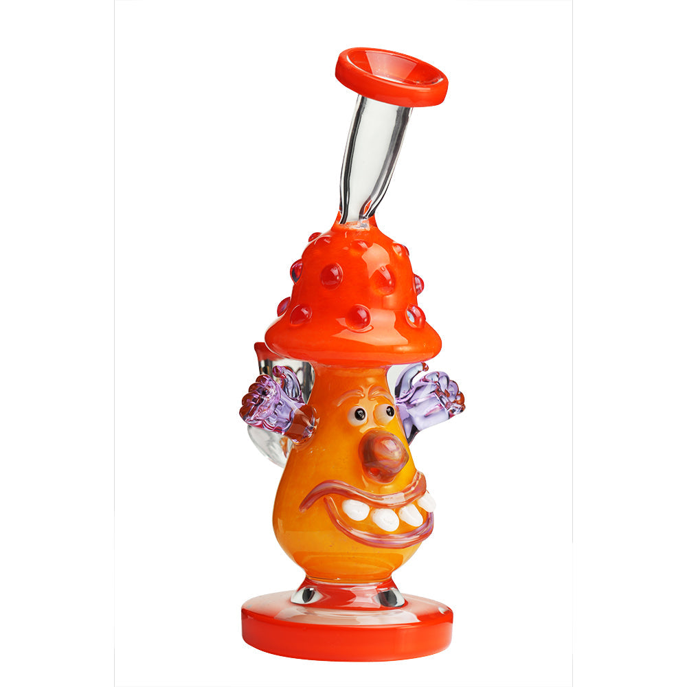 Lookah 11” Cute Clown Mushroom Dab Rig (WPC1218) - Orange