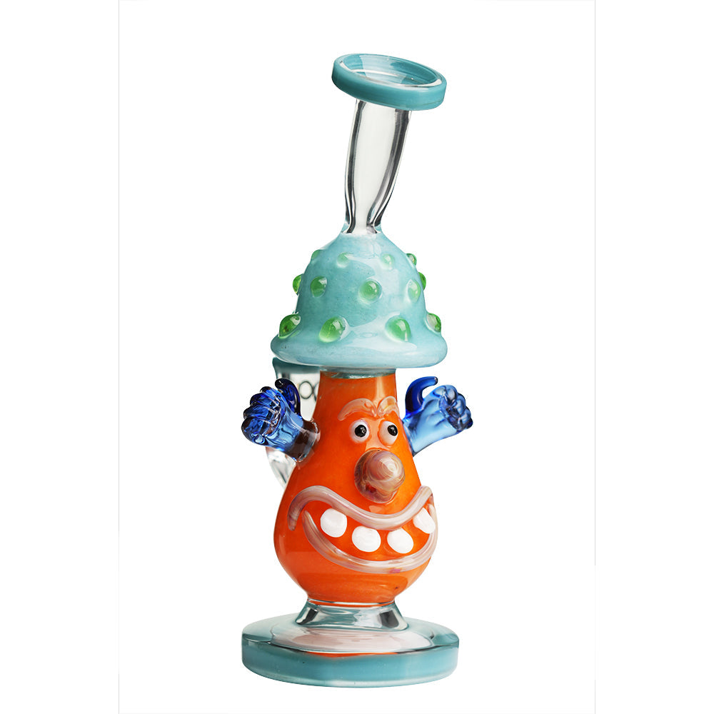 Lookah 11” Cute Clown Mushroom Dab Rig (WPC1218) - Wathet Blue