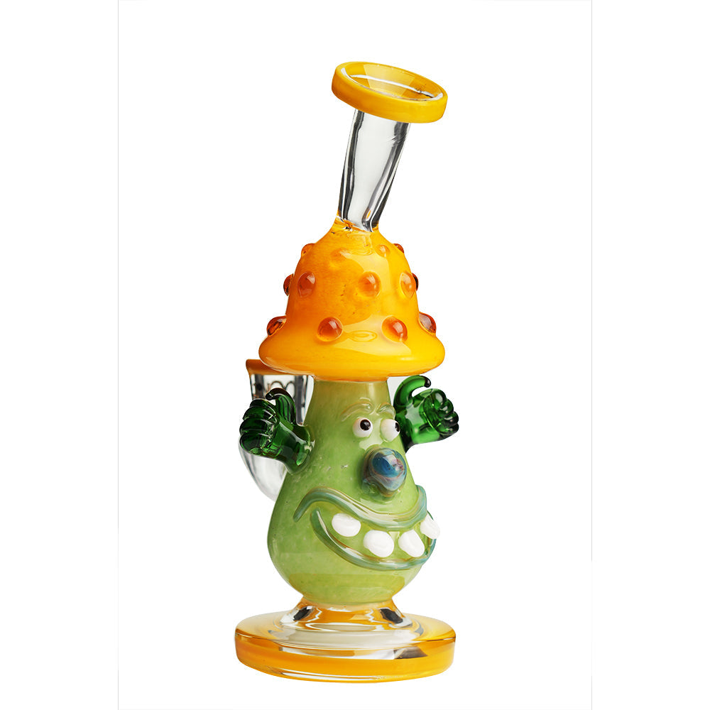 Lookah 11” Cute Clown Mushroom Dab Rig (WPC1218) - Yellow