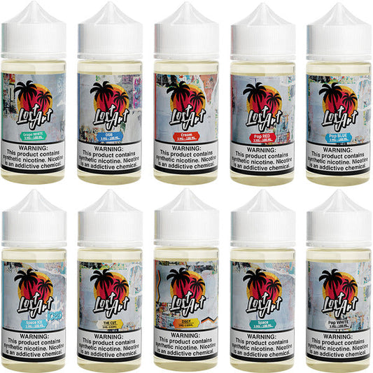 Lost Art TFN Series E-Liquid 100mL (Freebase) | Group Photo 