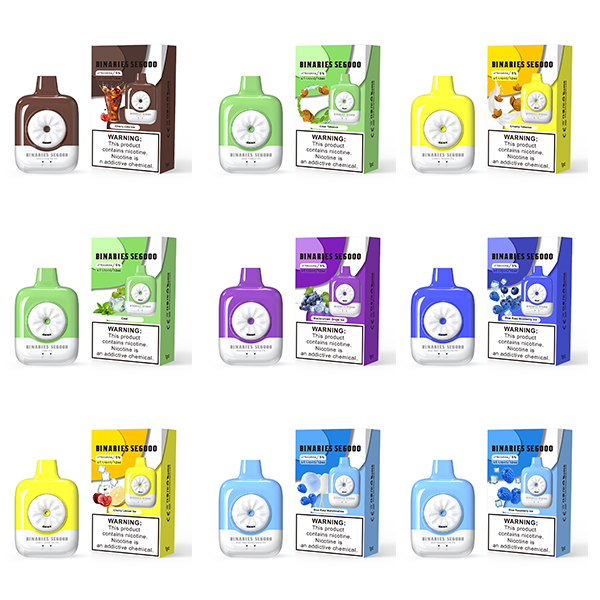 HorizonTech Binaries Cabin Disposable SE | 6000 Puffs | 12mL | 50mg | MOQ 10 | Group Photo with Packaging