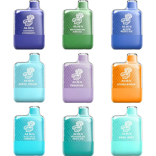 Lush Alien Disposable | 6000 Puffs | 15mL | 50mg | MOQ 10  | group photo