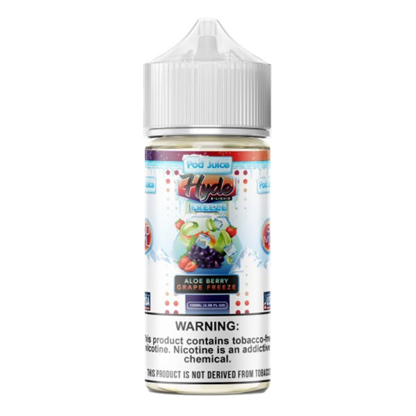 Pod Juice TFN Hyde Series E-Liquid | 100mL | (Freebase) | Aloe Berry Grape Freeze