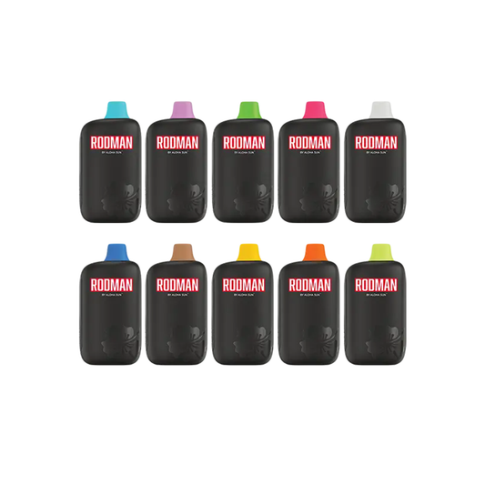 Aloha Sun Rodman Disposable | 9100 Puffs | 16mL | 50mg | MOQ 10 | Group Image