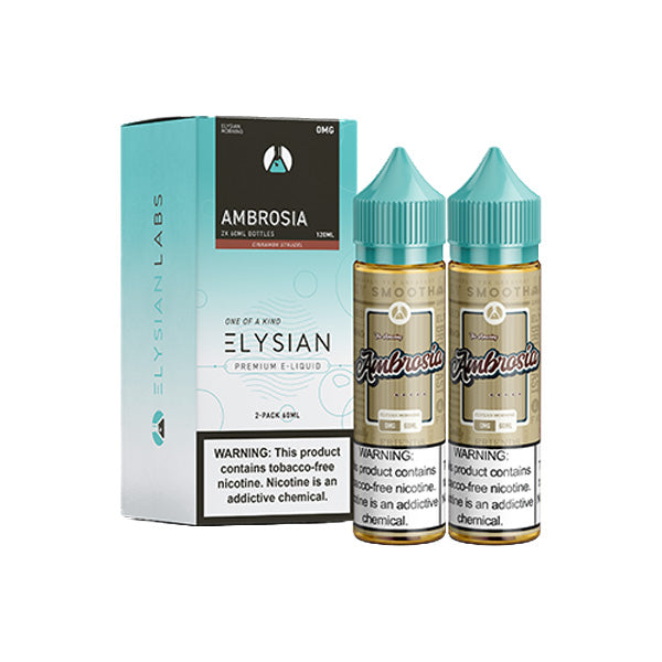 Elysian Series E-Liquid | 120mL | (Freebase) | 0mg | Ambrosia with packaging